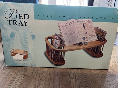 Wood breakfast bed - breakfast, serving